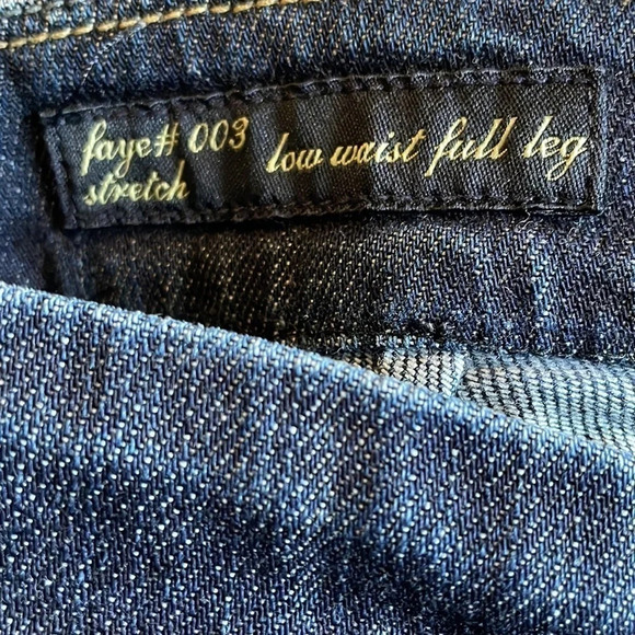 Citizens of Humanity Faye# 003 low waist full leg jeans size 30 - Picture 8 of 11